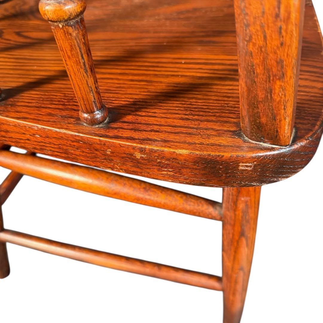 HR740 三越取扱　Shin Lee シンリー　オーク材 ダイニングチェア　籐