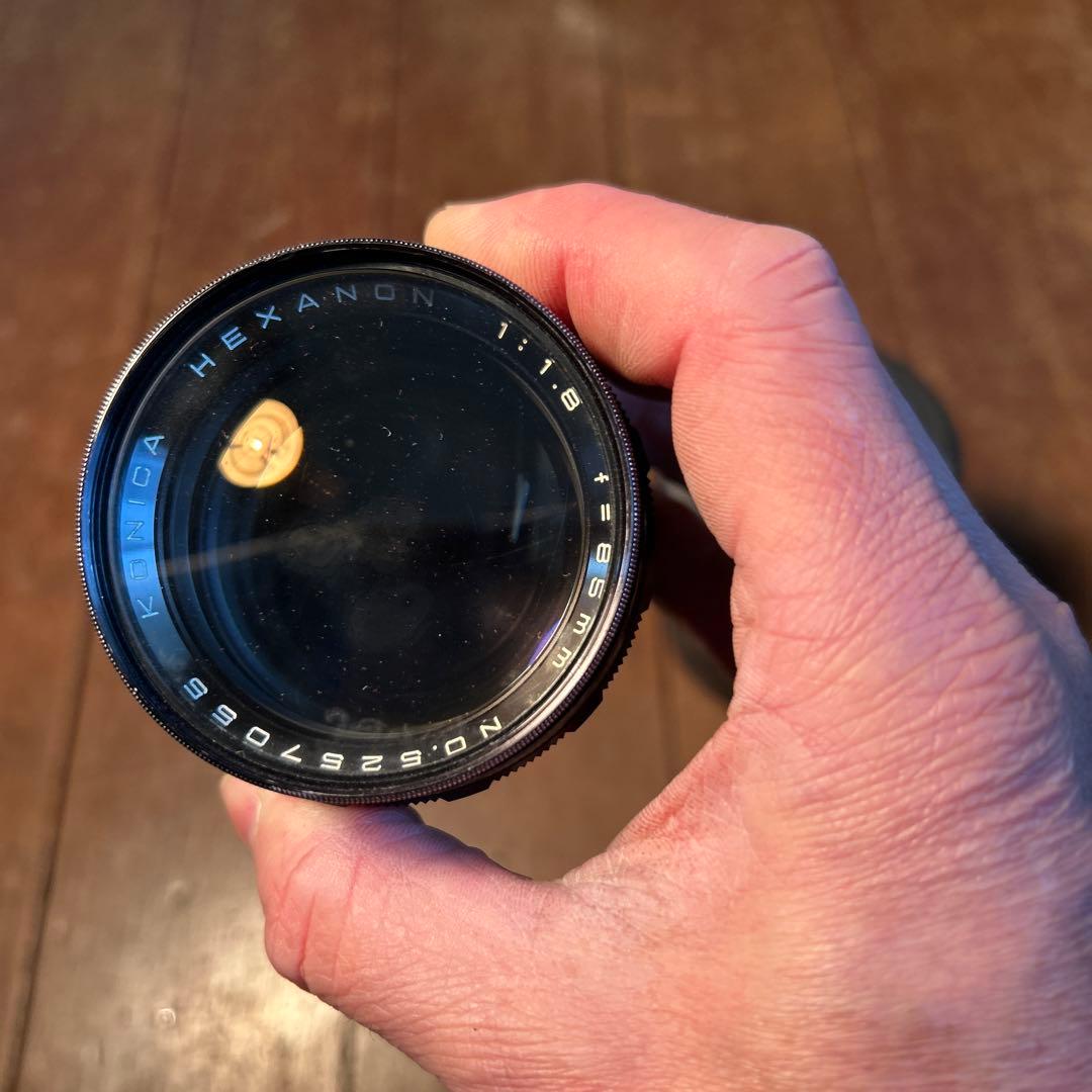 KONICA HEXANON 85mm f/1.8 レンズ