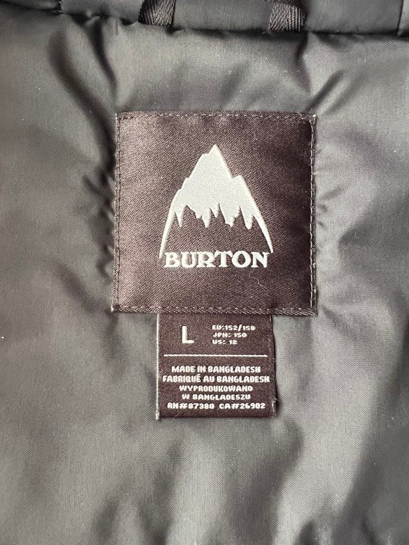 BURTON スノーボードウェア ジュニアLサイズ 赤　上下セット