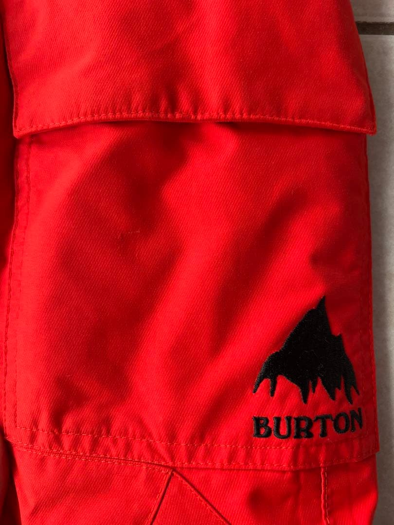 BURTON スノーボードウェア ジュニアLサイズ 赤　上下セット