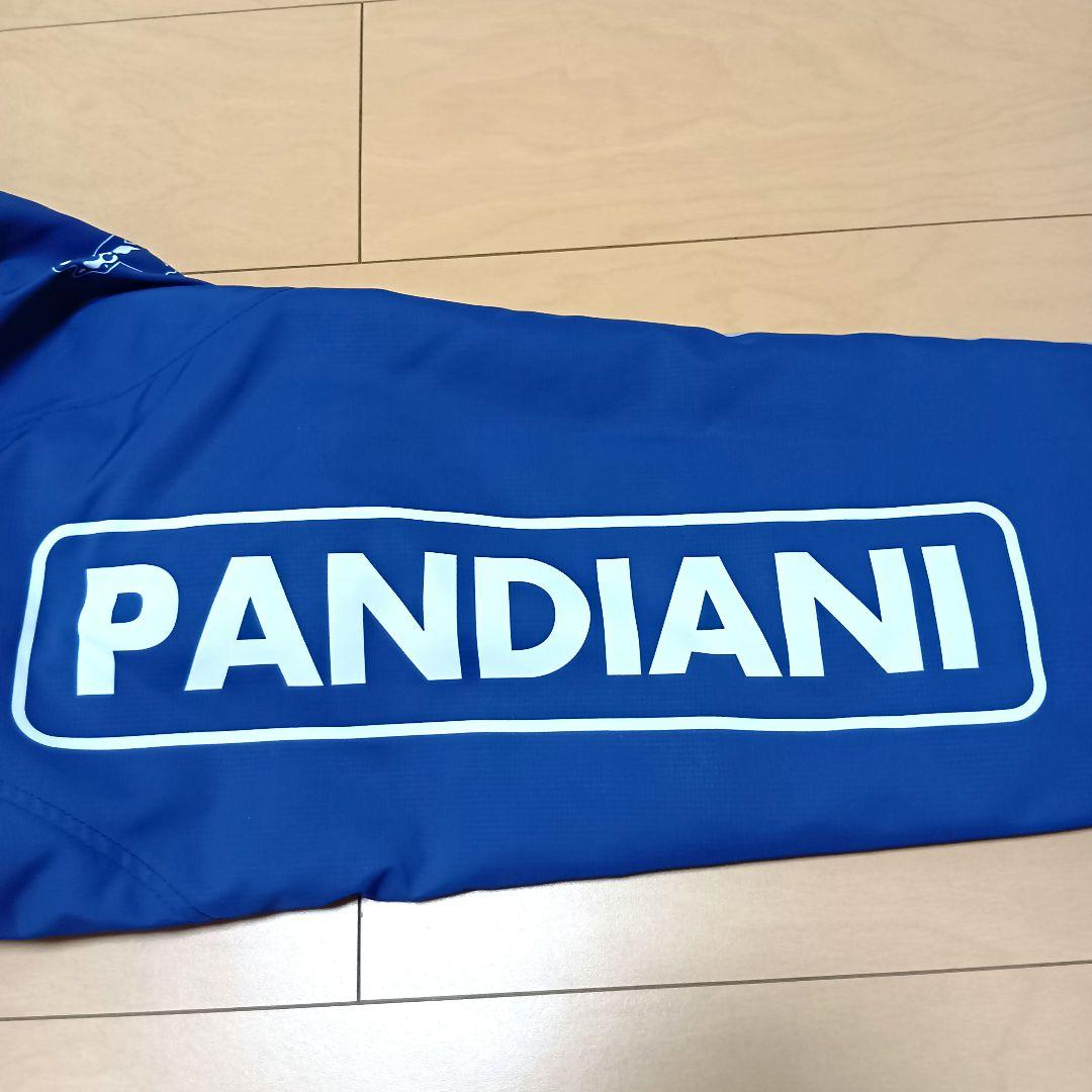 【美品】サッカージャンキー 中綿 昇華 ピステ ジャケット L 青 フルジップ