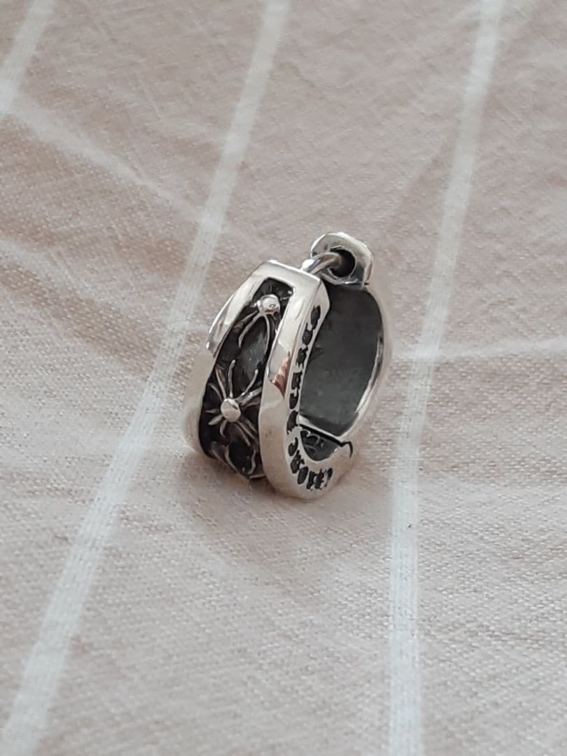 クロムハーツ NARROW V-CHX LナローV CHX シルバーピアス