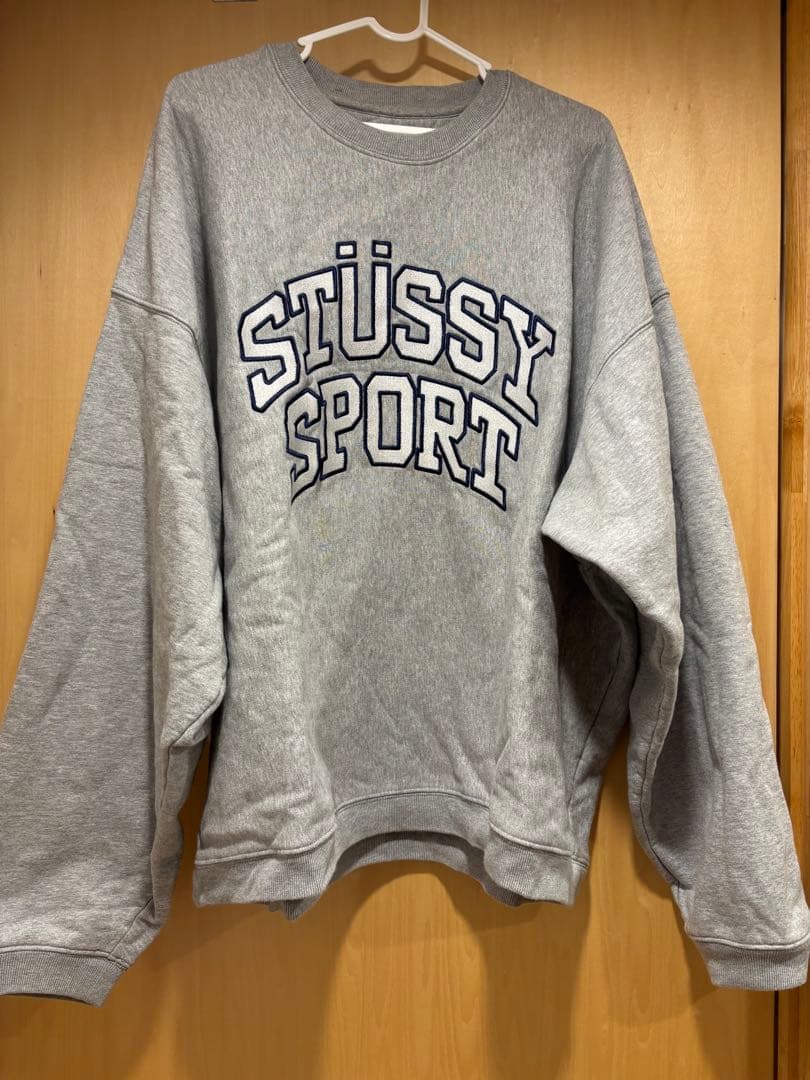 STÜSSY SPORT グレー トレーナー XL