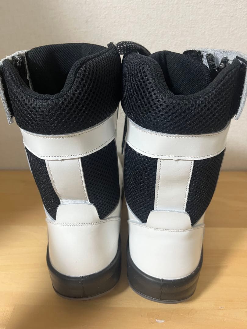 シモン simon 安全靴 WS33C 白革 25.5cm