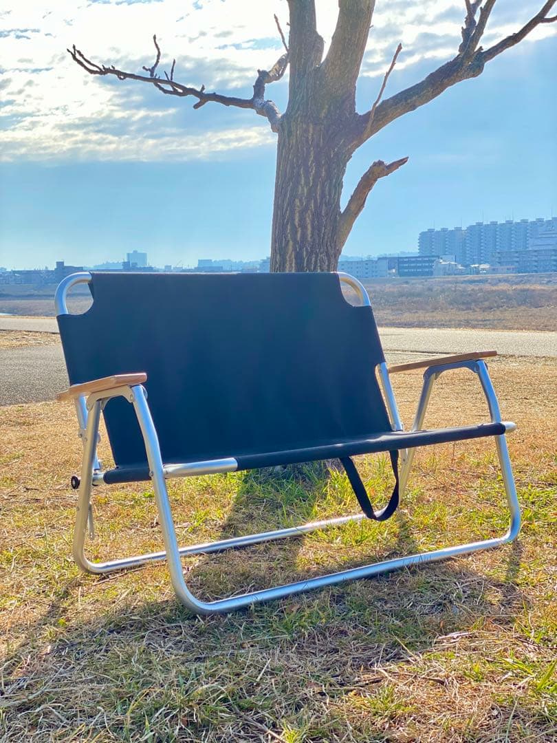 脱着式防水帆布折り畳みベンチ張り替えシートのみ／ブラック他全8色（受注オーダー）