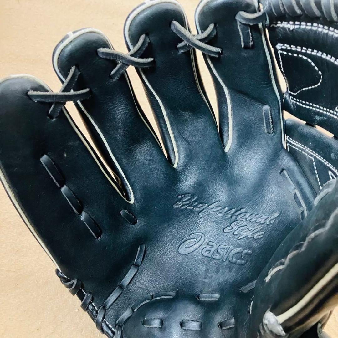 希少】asics グローブ ピッチャー用 3121A341 左投げ ブラック