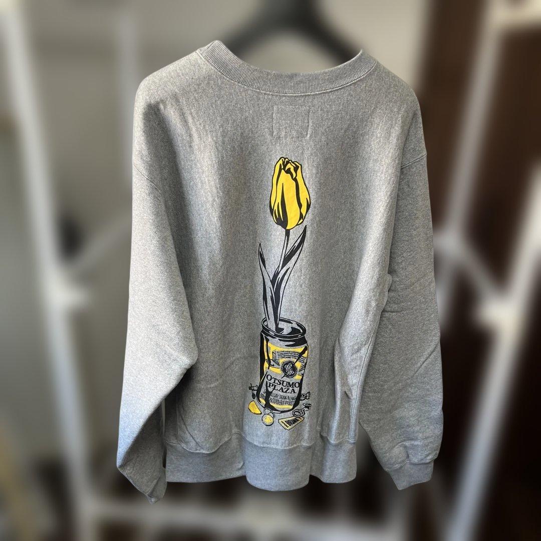 オツモプラザ×Wasted Youth グレー スウェット