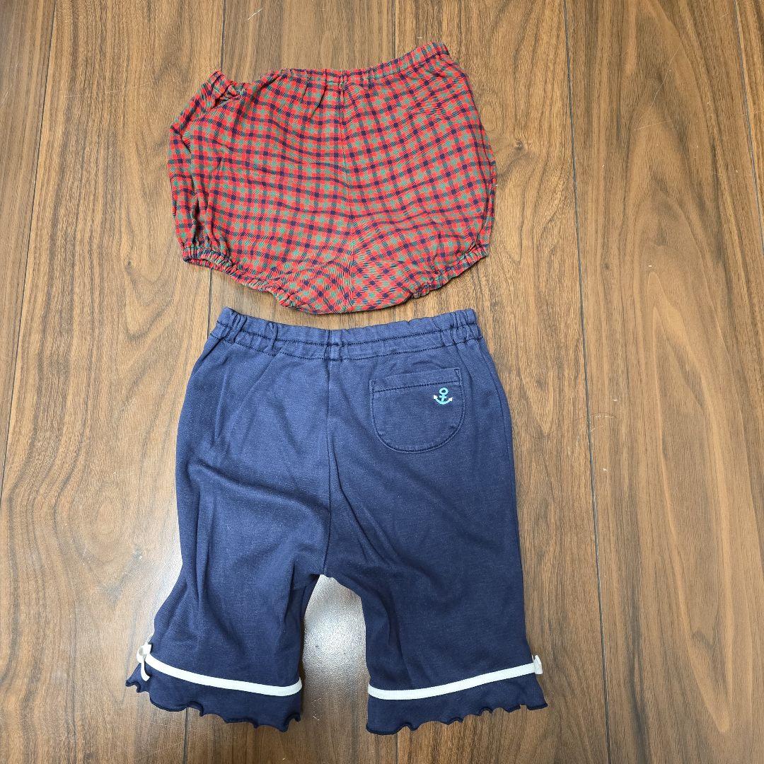 ファミリア　Tシャツ　パンツ　ワンピース　90　半袖　女の子　セット　まとめ売り