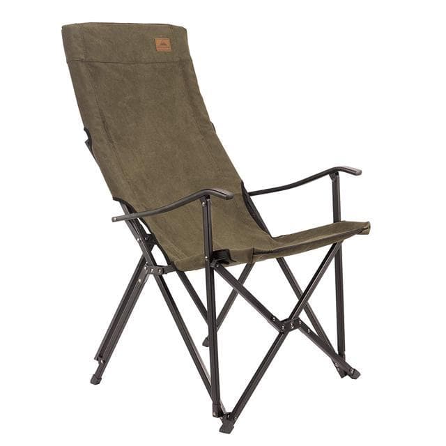 アウトドア キャンプ 帆布 ハイバックチェア ハイスタイルチェア 背もたれ