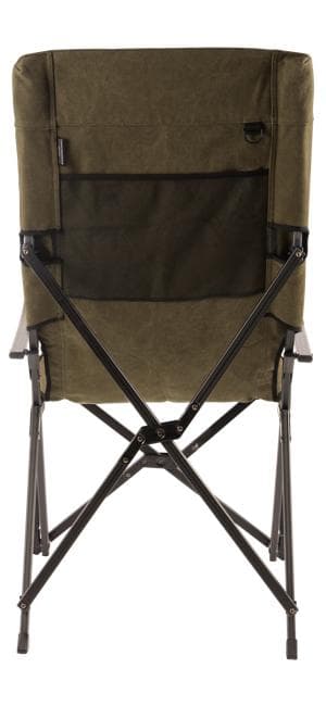 アウトドア キャンプ 帆布 ハイバックチェア ハイスタイルチェア 背もたれ