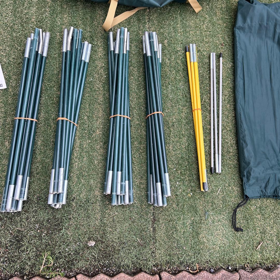 ドームスクリーンタープ 380 グリーン　コールマン　付属品完備