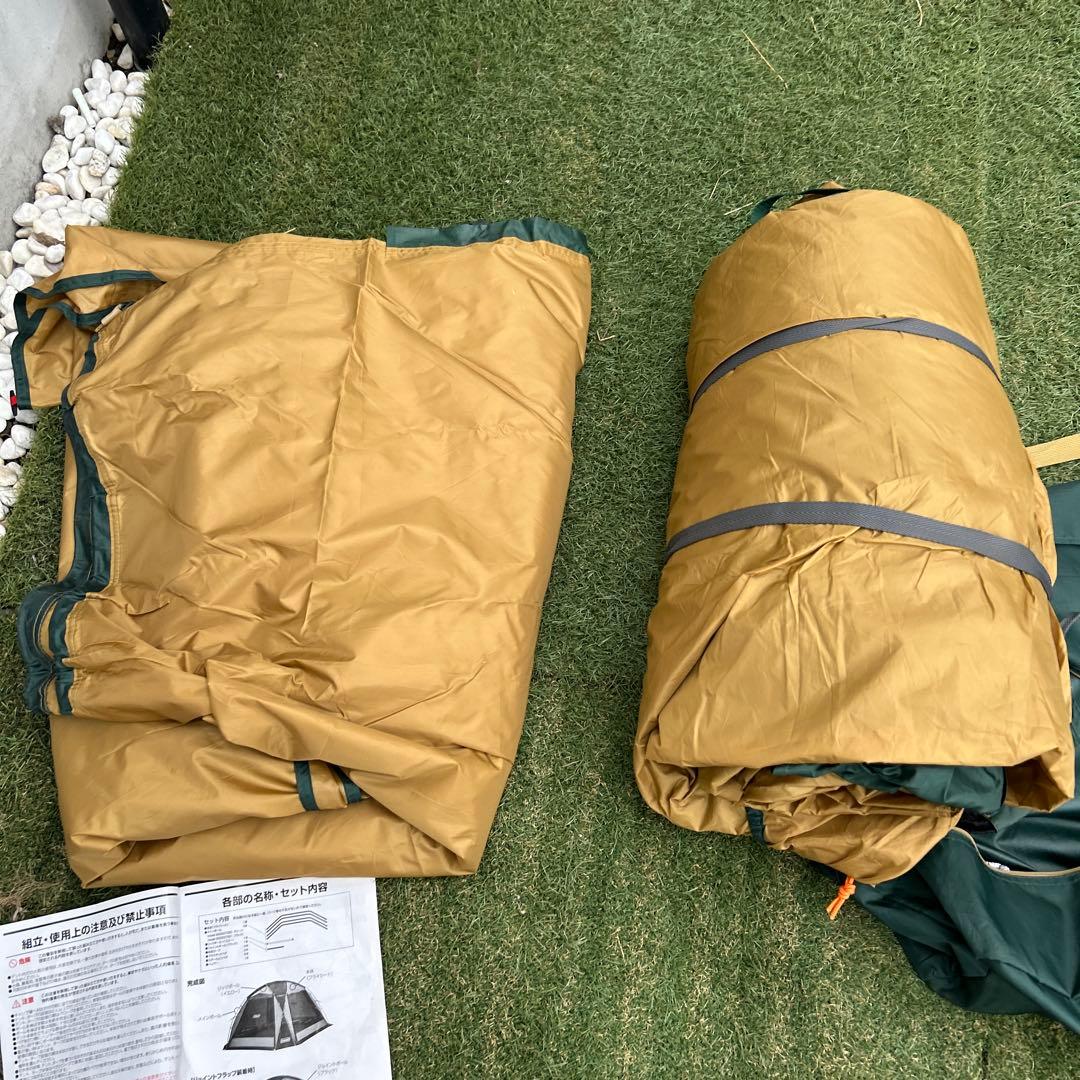 ドームスクリーンタープ 380 グリーン　コールマン　付属品完備