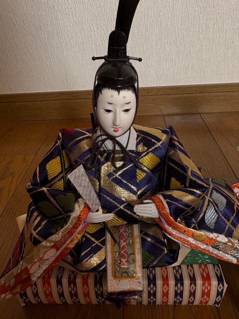 ひな人形セット 男雛 女雛 ランプ付き レトロ - メルカリ