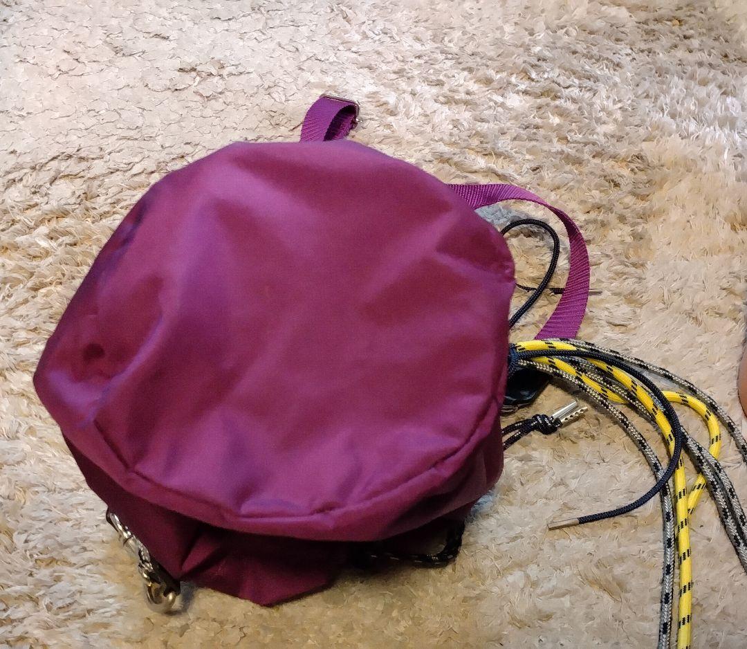 zattu ナイロンミニポーチ　LUGUN/ルーガン2way bag パープル