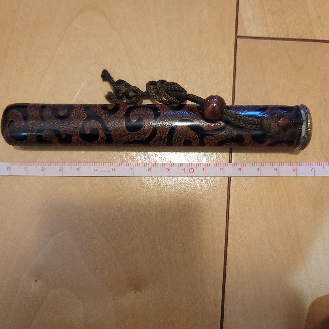 煙管入れ 差根付 女持 煙管 帯飾り 帯差し 小物 骨董 アンティーク