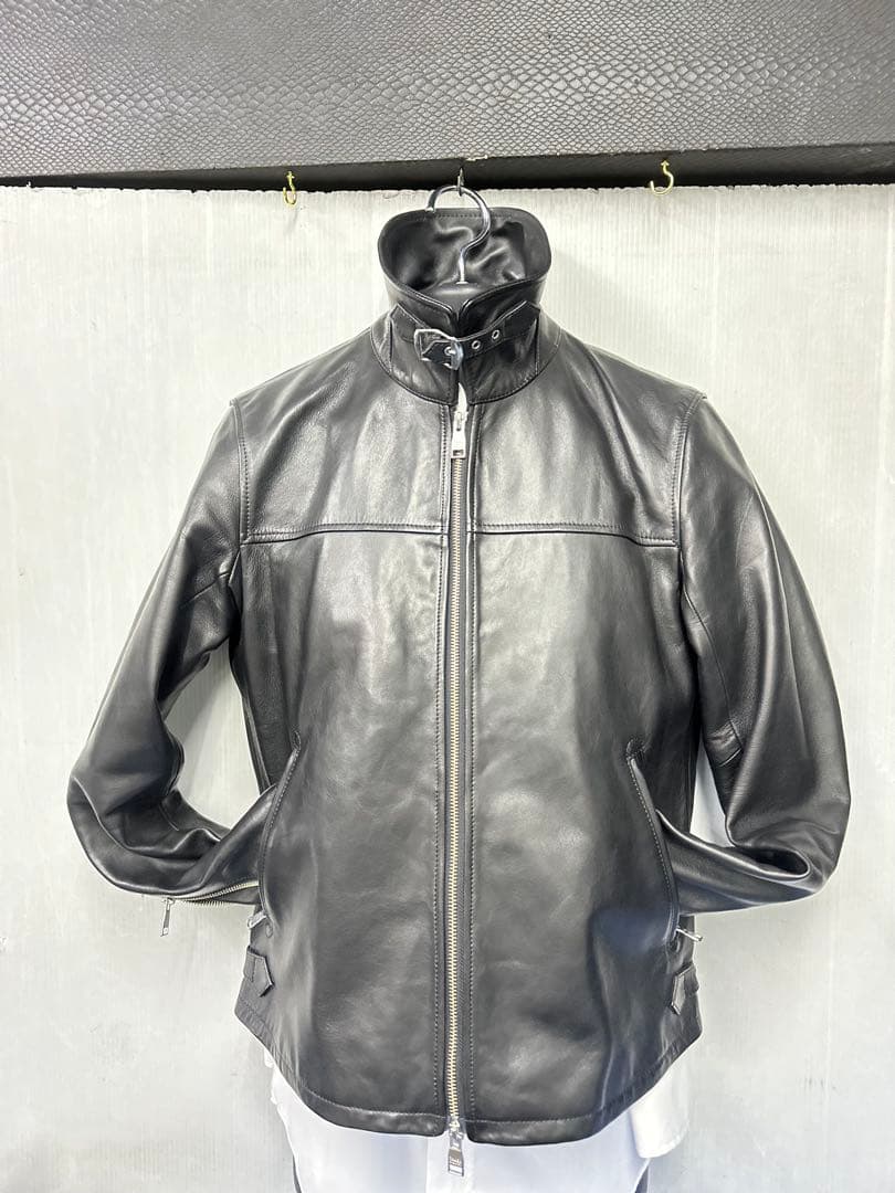 d*3様 美品　TAKEO KIKUCHI(タケオキクチ)レザーシングルライダー