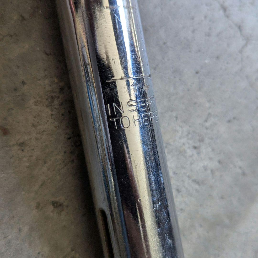 希少 ビンテージ ALPS 可変 スライダー クロームメッキ スレッドステム