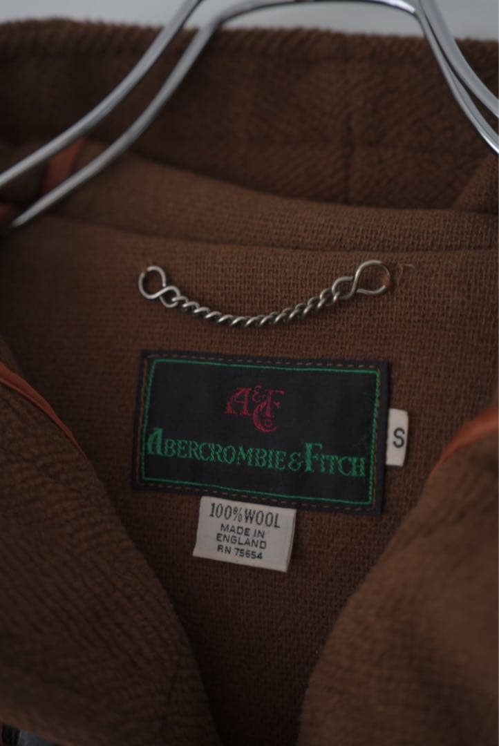 70s Abercrombie＆Fitch ムーアブルック生地 ダッフルコート