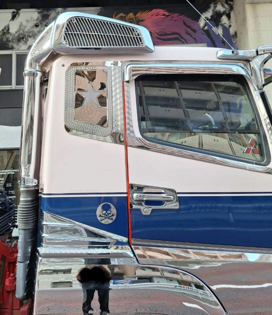 17スーパーグレート等　寝台アッパーモール　鏡面ステンレスアレンジ　オリジナル