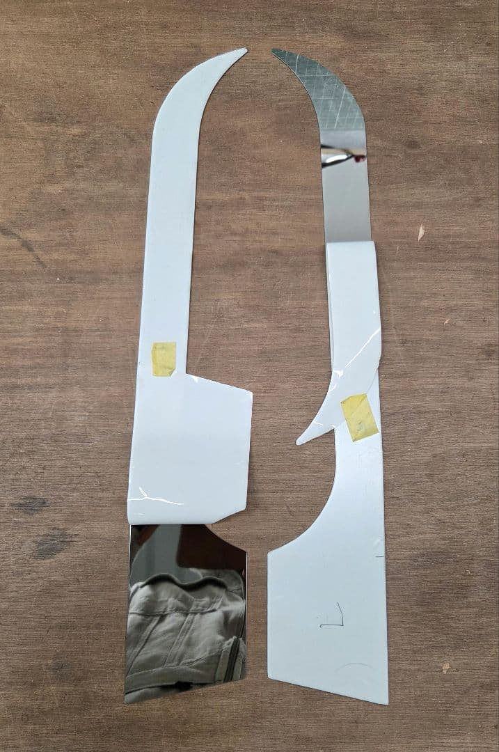 17スーパーグレート等　寝台アッパーモール　鏡面ステンレスアレンジ　オリジナル