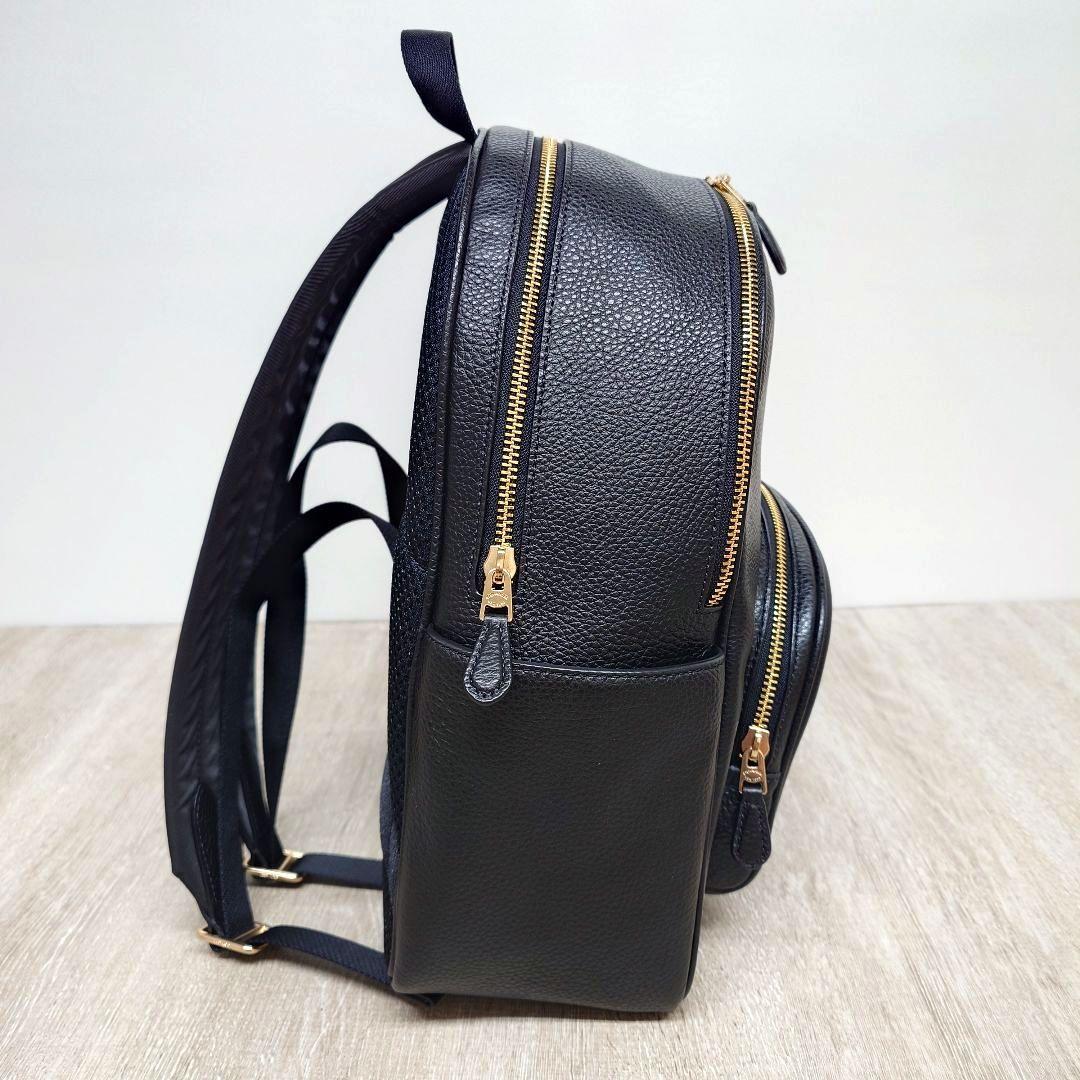 ★美品★　COACH　コーチ　レザーリュック/バックパック　黒　タグ・保存袋付