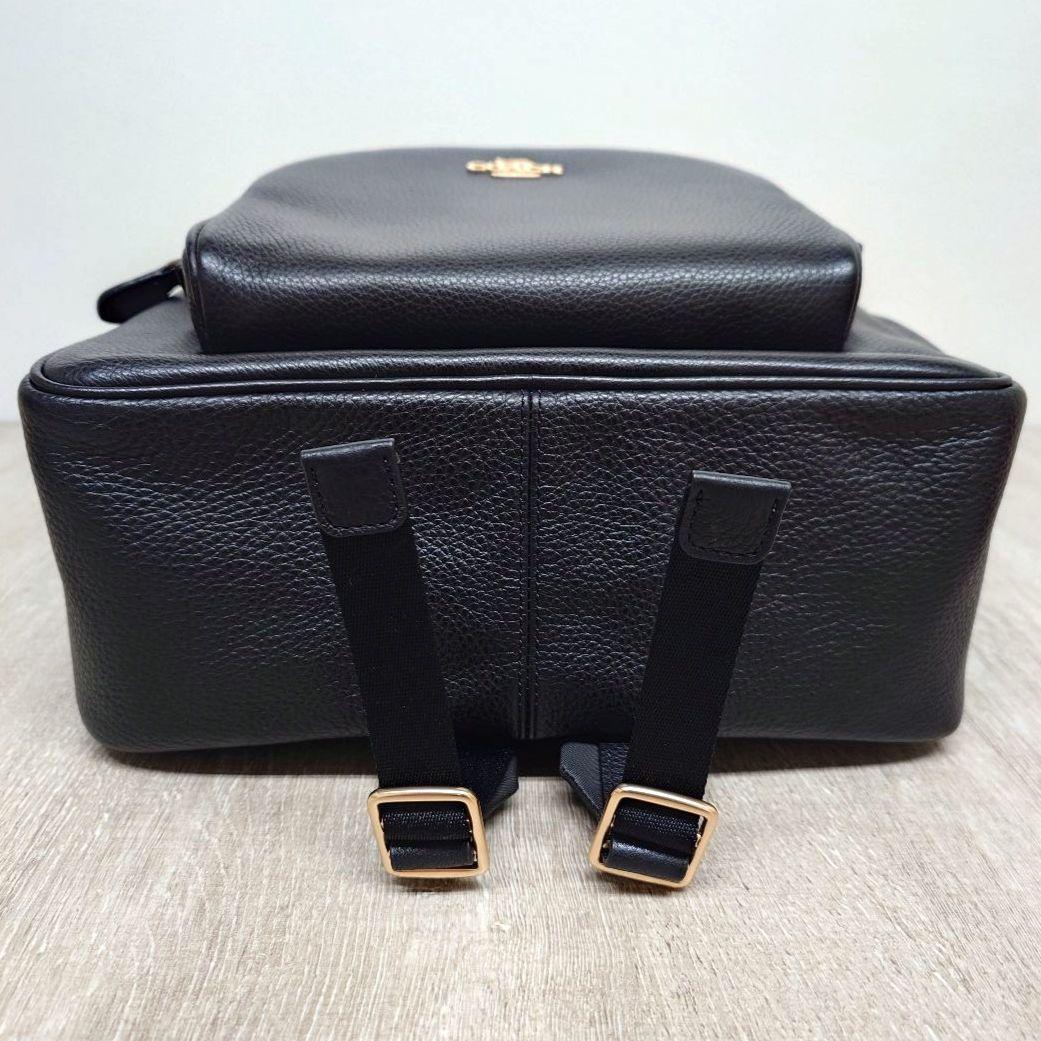 ★美品★　COACH　コーチ　レザーリュック/バックパック　黒　タグ・保存袋付