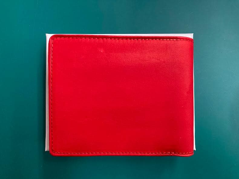 広島東洋カープ グラブ革二つ折り財布 未使用品 ミズノ