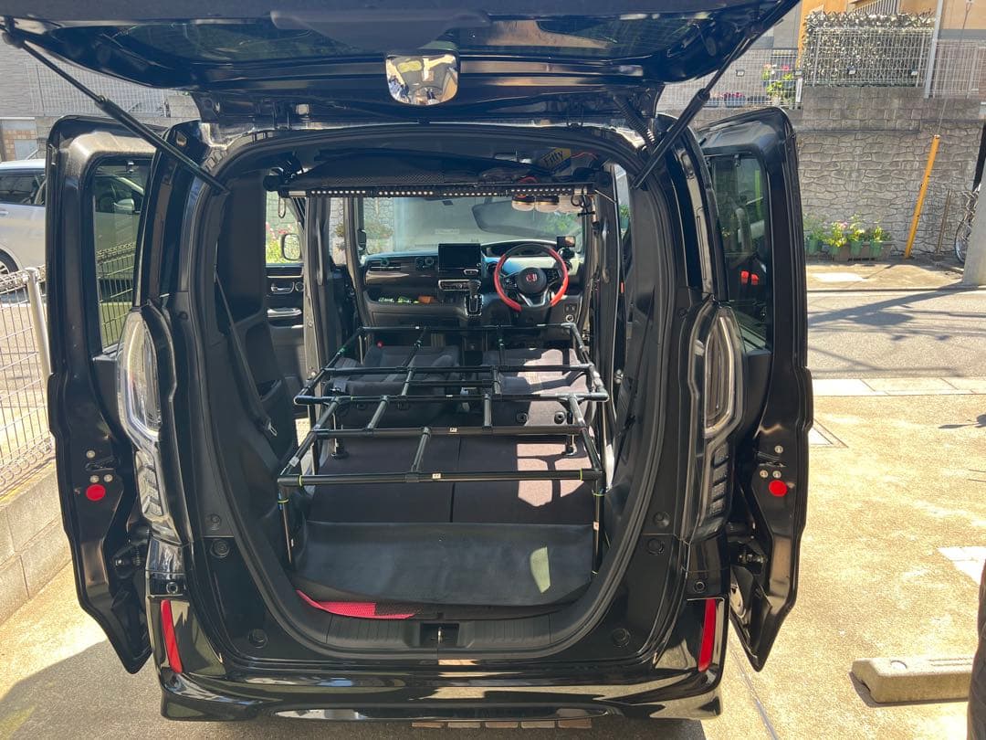 引取限定】車中泊ベットキット NBOX (JF3) 自作 - メルカリ