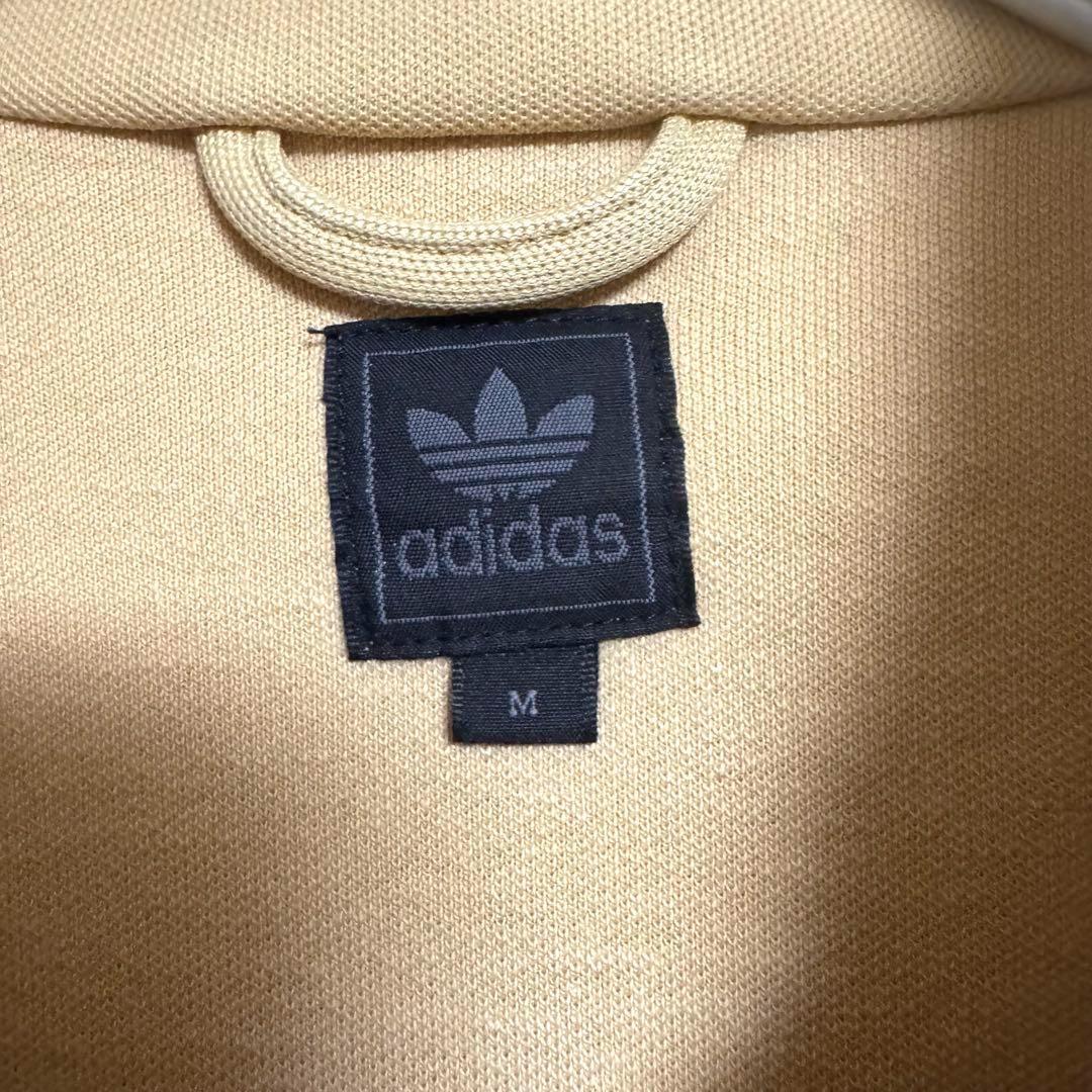 希少　アディダス　00s トラックジャケット　トレフォイルロゴ　ベージュ　M