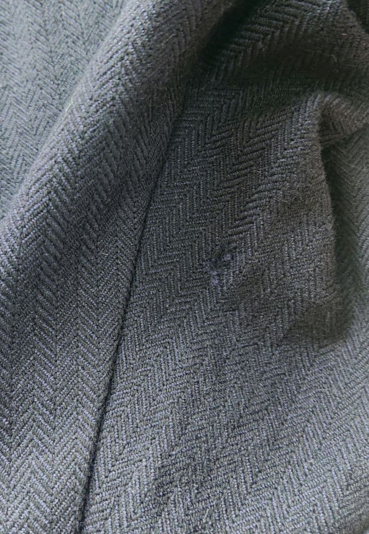 PEARLY GATES ブラックパンツ 毛混 4 M相当 手洗い洗濯済