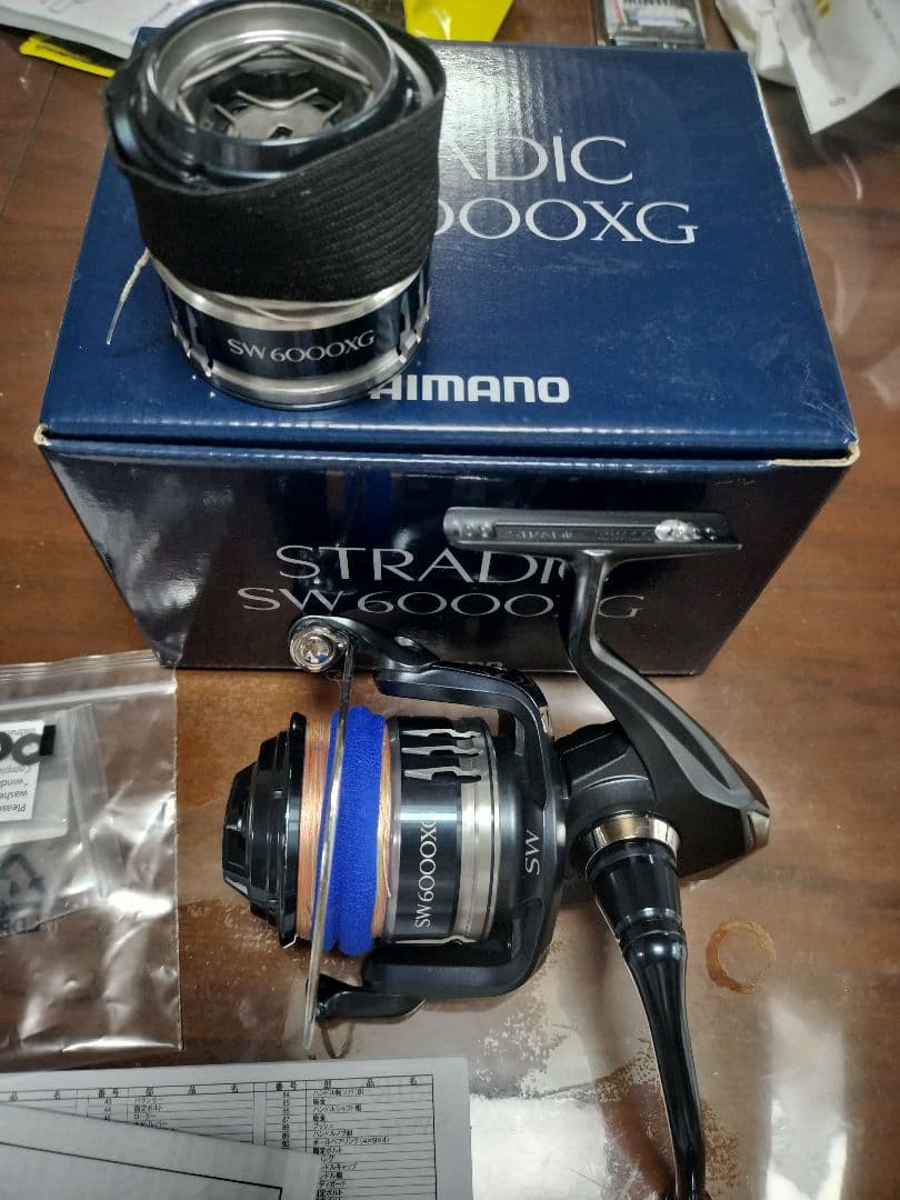 (替えスプール付)20 ストラディックSW 6000XG スピニングリール