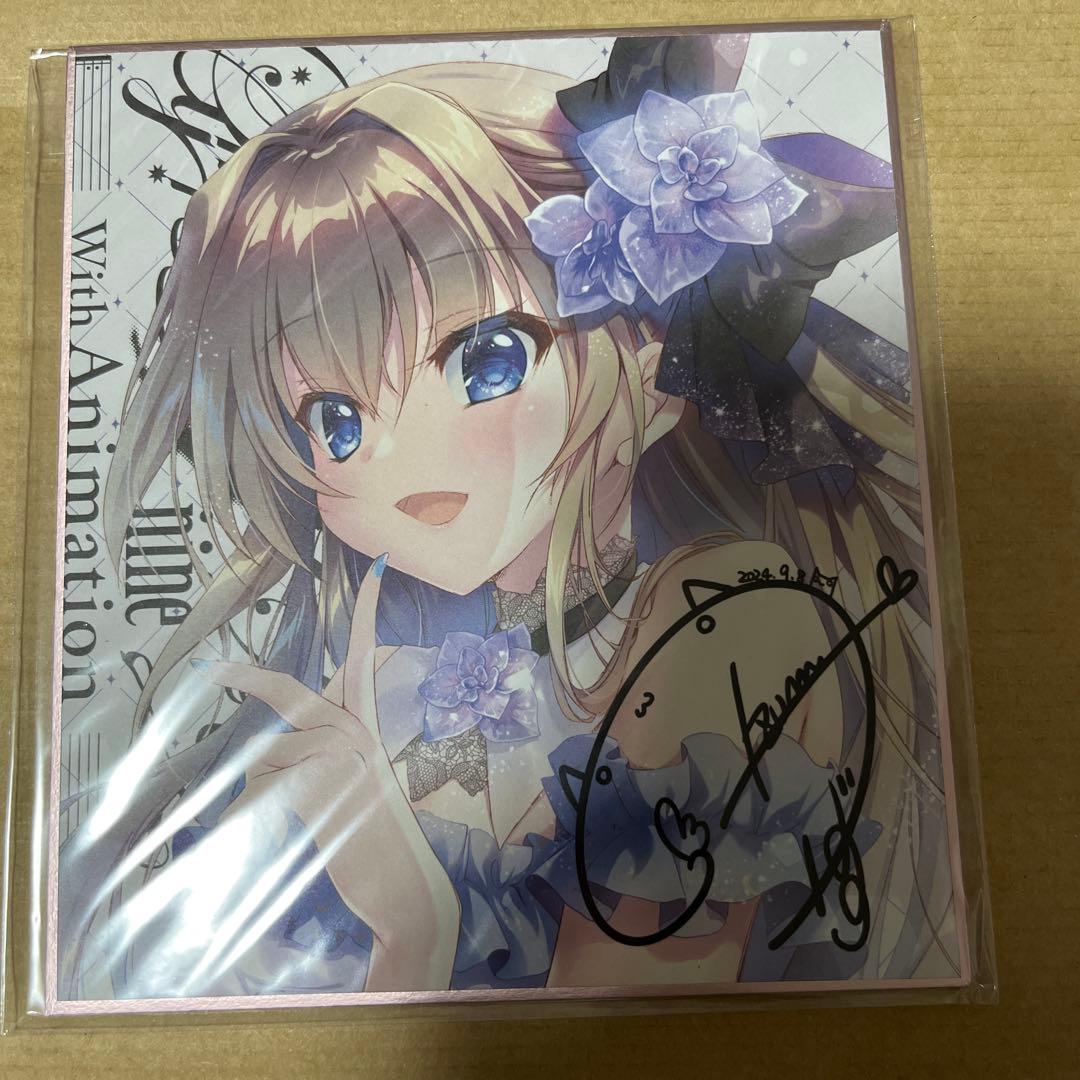 9-nine- コンサート2 入場特典 九條都 ミニ色紙 ぱれっと - メルカリ