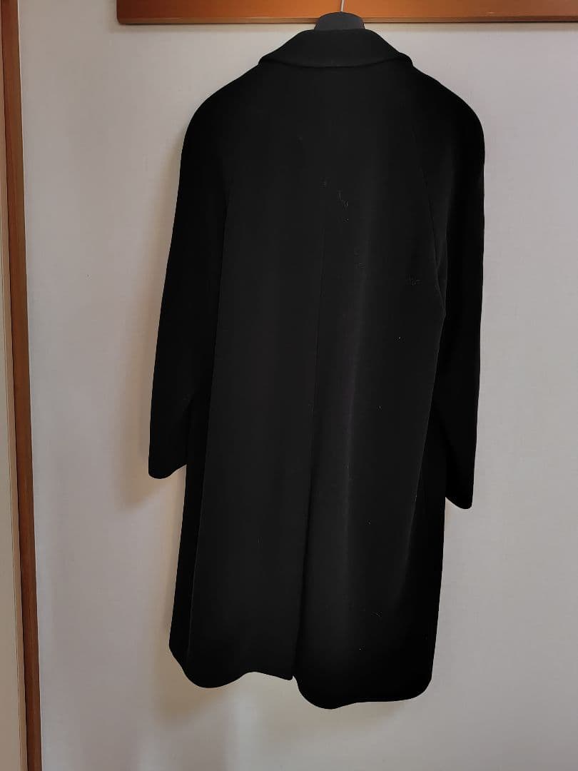 カシミヤ＆ウール　イタリア製　メンズロングコート