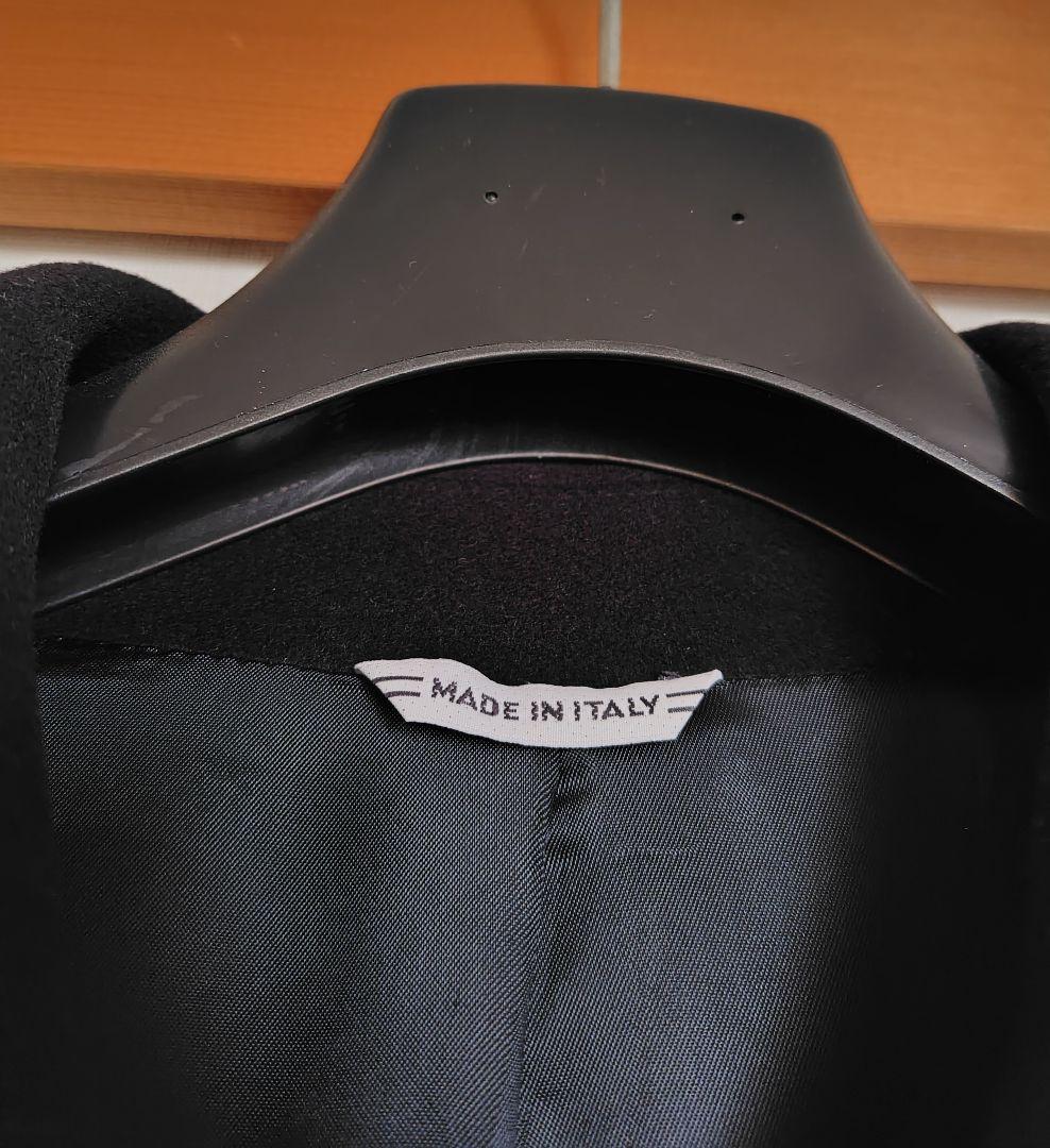 カシミヤ＆ウール　イタリア製　メンズロングコート