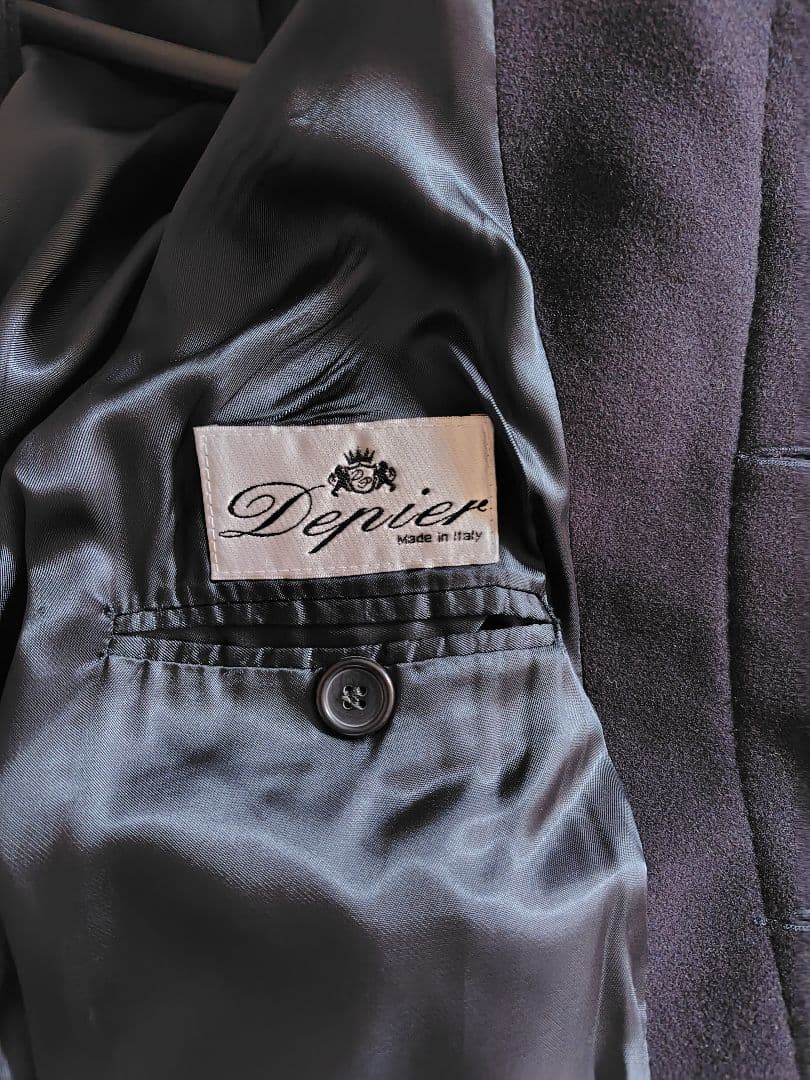 カシミヤ＆ウール　イタリア製　メンズロングコート