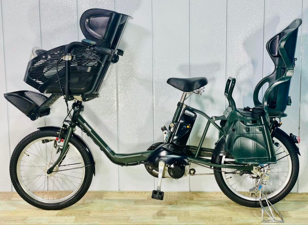 2962パナソニック13.2アンペア 3人乗り対応子供乗せ 電動アシスト自転車