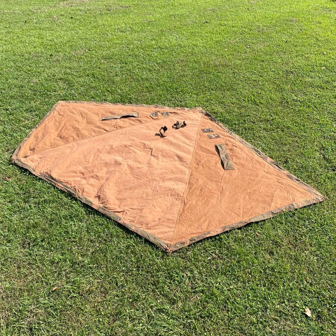 ハンガリー軍　軍幕　ポンチョ　１枚①　 迷彩　ハリケーンカモ　ミリタリー