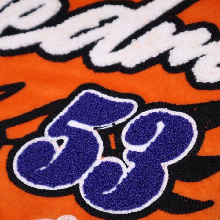 MEDM スタジャン ワッペン オレンジ 新品未使用タグ付き