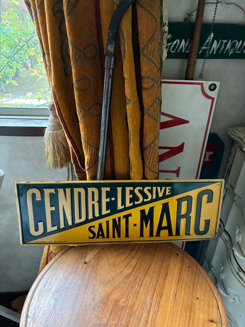 redhis メタル　サイン　プレート　看板　洗濯石鹸　標識　南仏