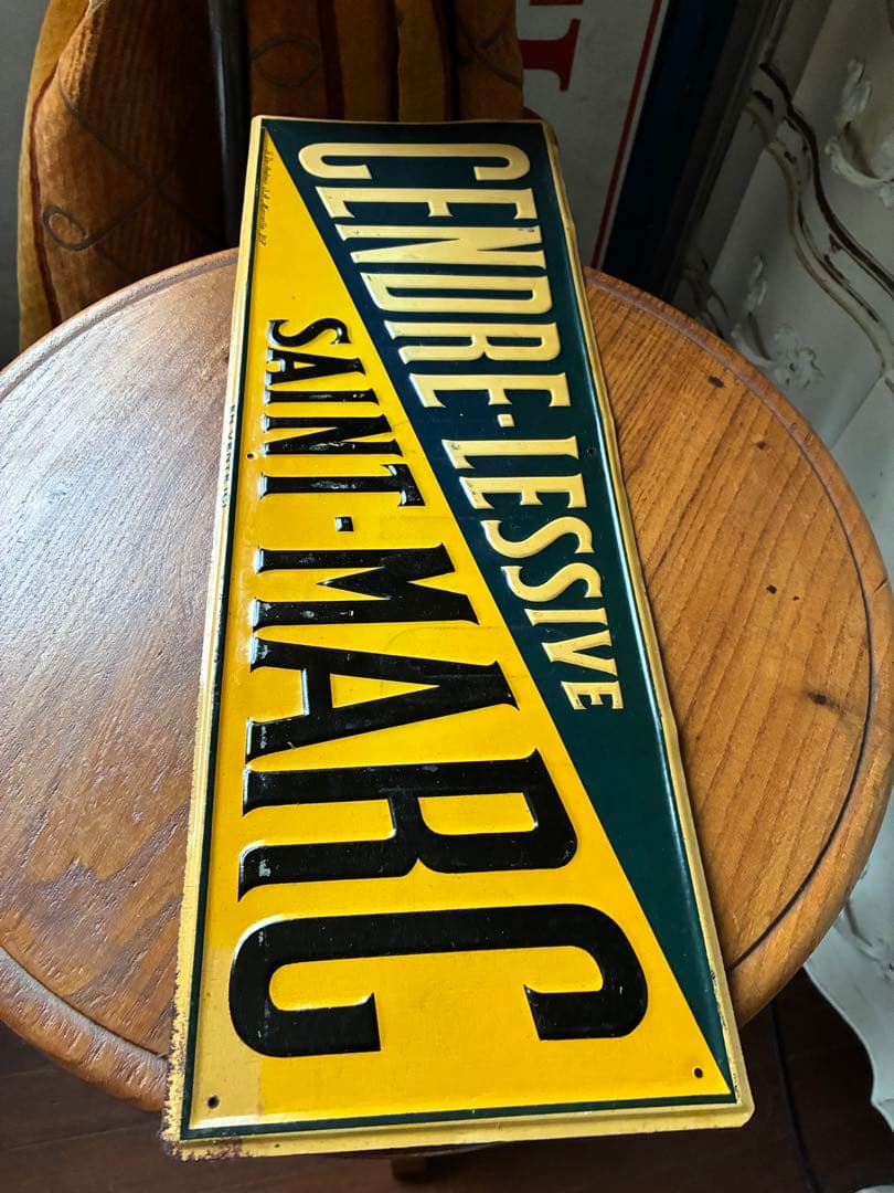 redhis メタル　サイン　プレート　看板　洗濯石鹸　標識　南仏