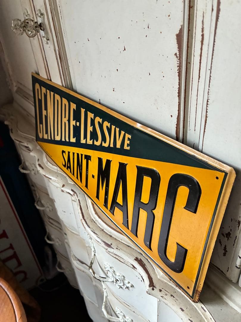 redhis メタル　サイン　プレート　看板　洗濯石鹸　標識　南仏