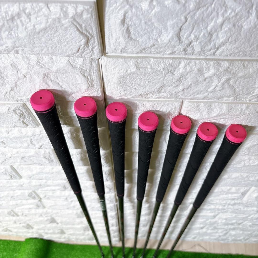 レディース PRGR プロギア RS RED アイアン7本セット ゴルフクラブ