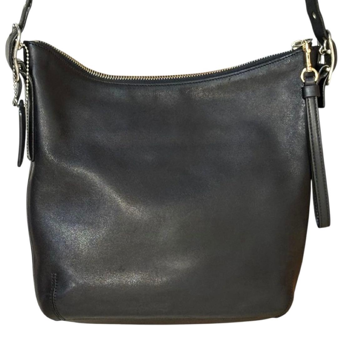 OLD COACH 　グラブタンレザー　ショルダーバッグ　ヴィンテージ　黒