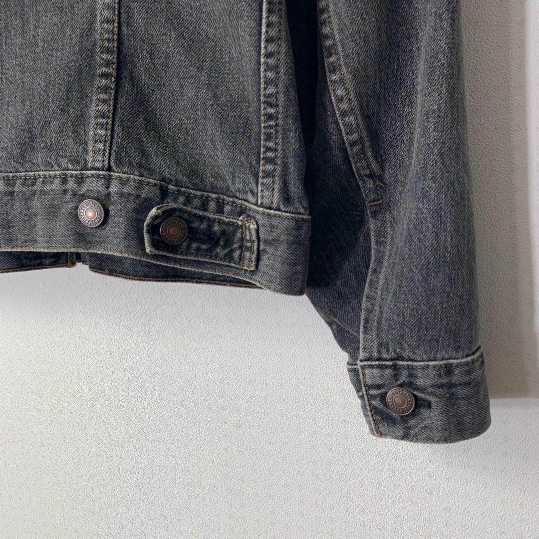 90s Levi's 先染めブラック デニムジャケット 38 日本製 70505