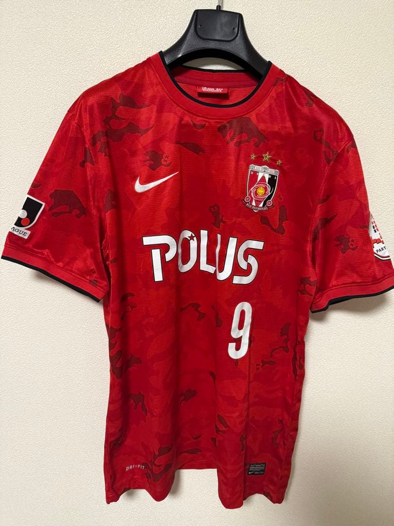 美品】NIKE 浦和レッズ 原口元気選手 ユニフォーム 迷彩 メンズXL