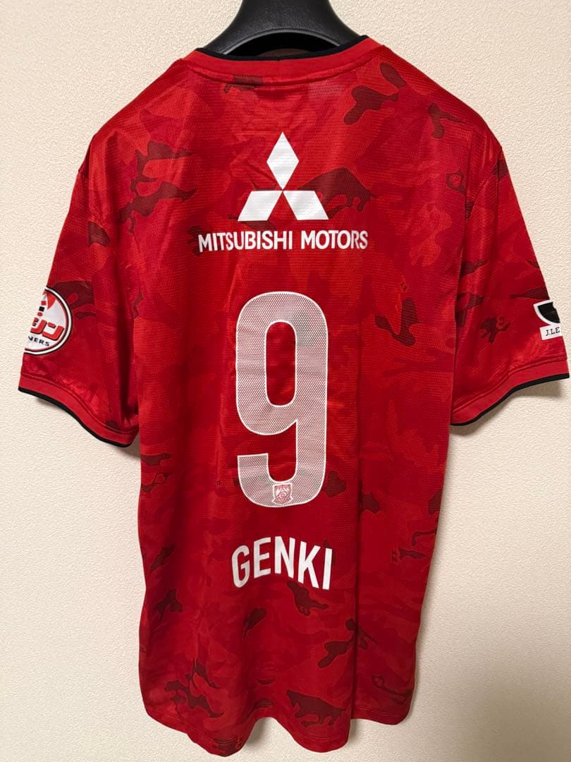 美品】NIKE 浦和レッズ 原口元気選手 ユニフォーム 迷彩 メンズXL