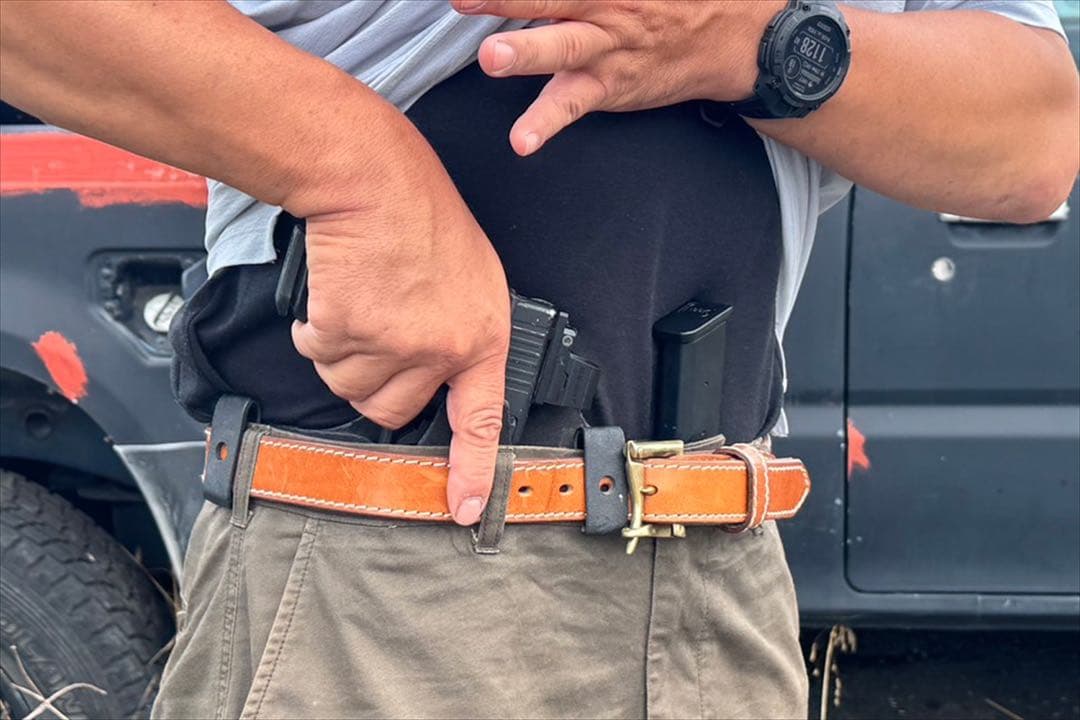 SHIELD QDLB《Quick draw leather belt》