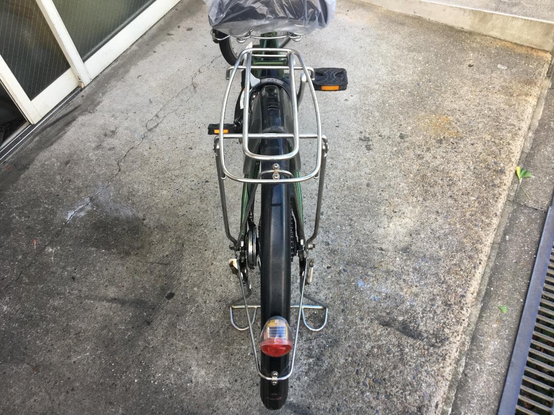 地域限定送料無料　ナチュラ　XLスーパー　12,3AH　緑　神戸市　電動自転車