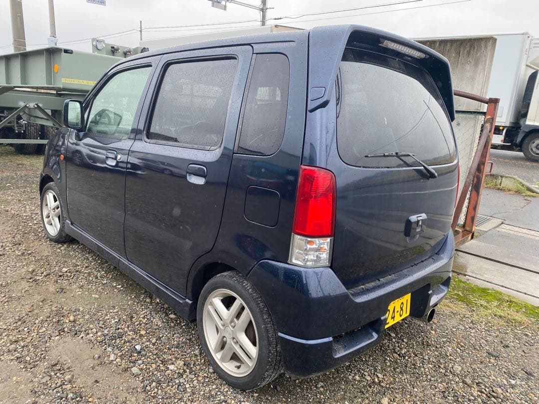 スズキワゴンR 社外FGK FUJITSUBO　フジツボリアマフラーステンレス製