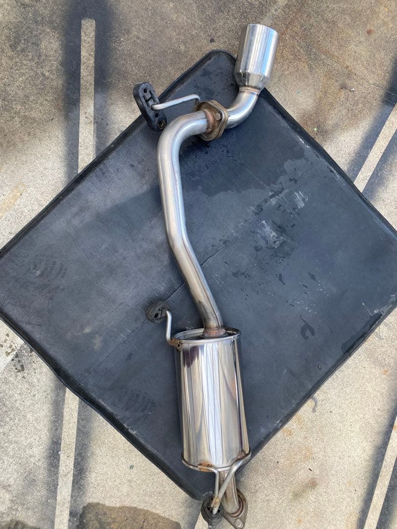 スズキワゴンR 社外FGK FUJITSUBO　フジツボリアマフラーステンレス製